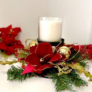 Christmas holiday candle holder. - NEW ITEM